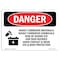 Signmission Safety Sign, OSHA Danger, 7" Height, 10" Width, Highly Corrosive Materials Chemicals, Landscape OS-DS-D-710-L-1353 - alternate 1